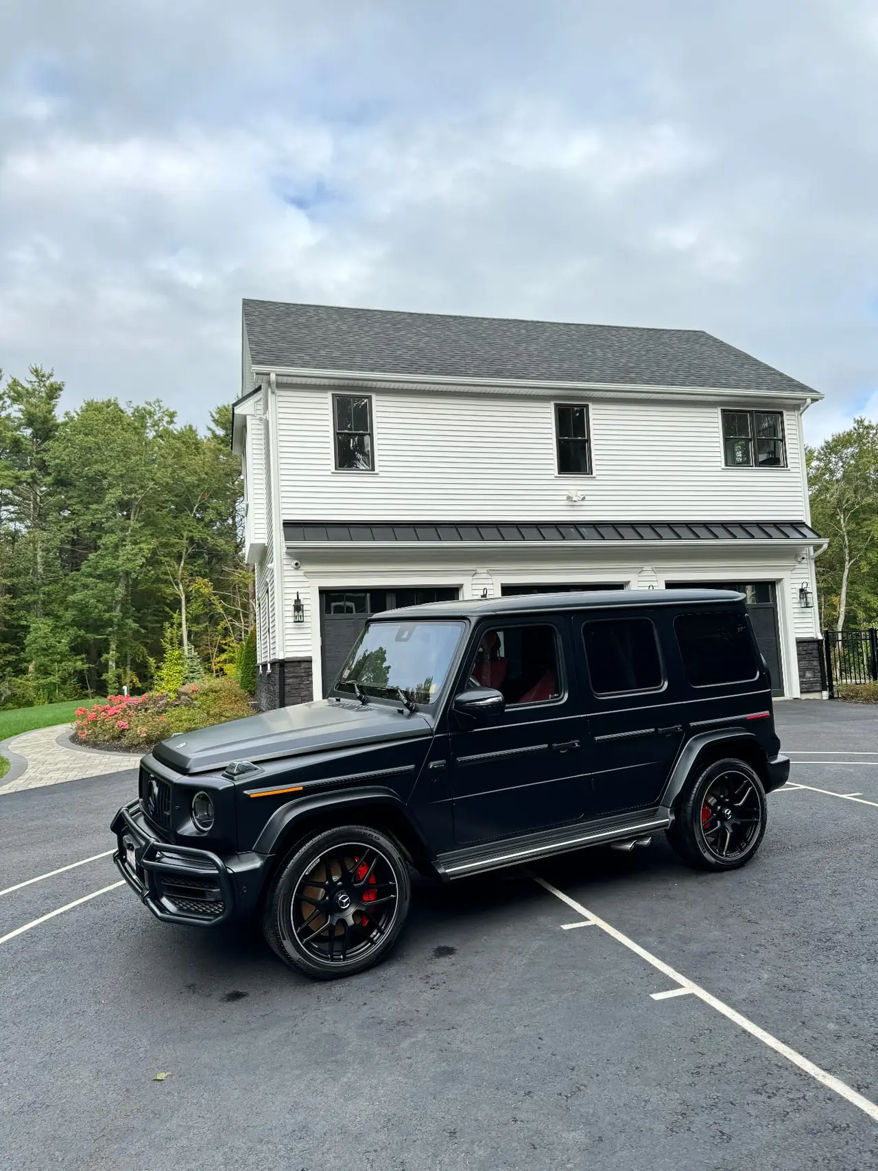 Mercedes G63 AMG paintless dent removal service at Secret Touch Auto Spa Shrewsbury MA