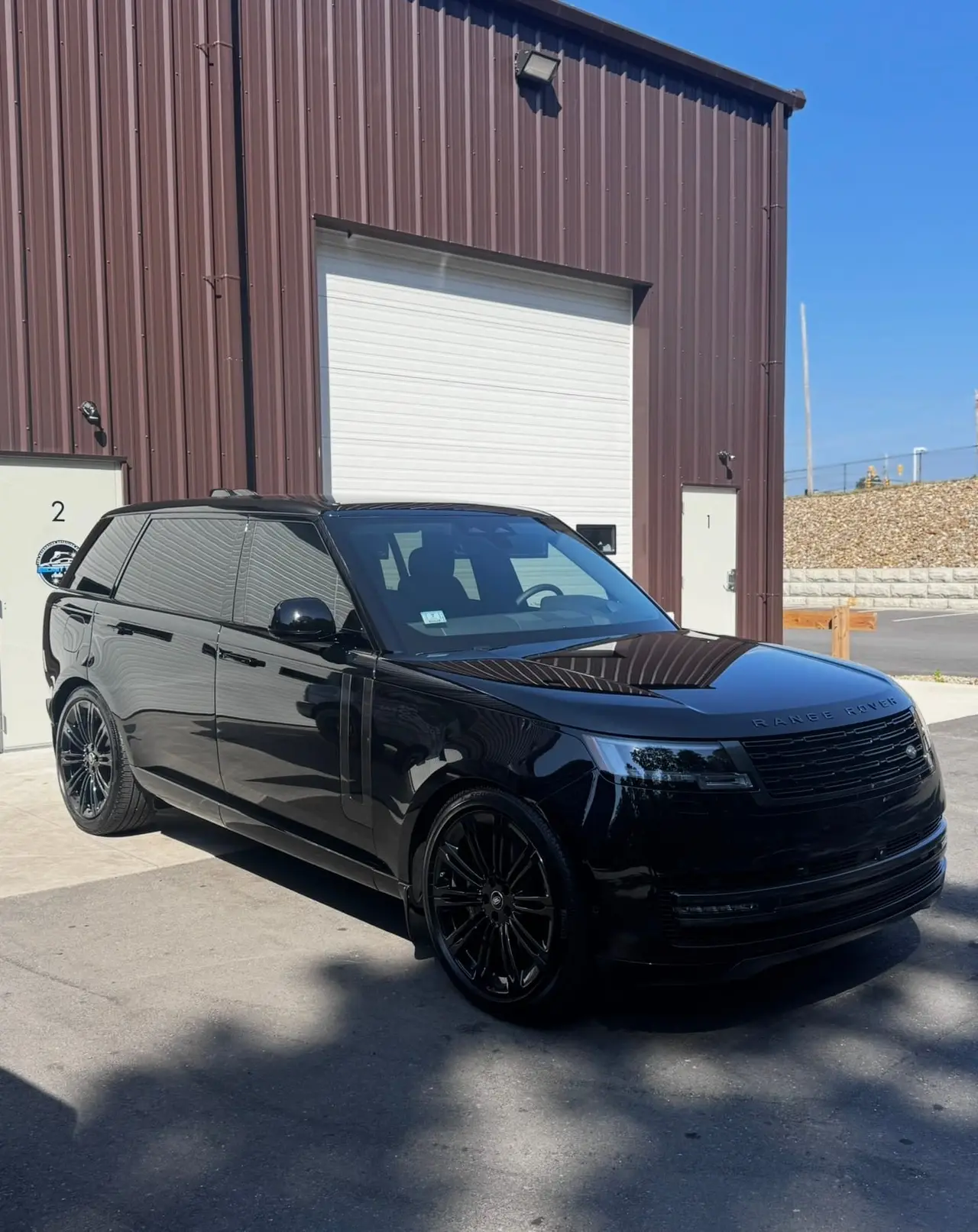 Range Rover 35 percent ceramic window tint pricing example Secret Touch Auto Spa Shrewsbury MA