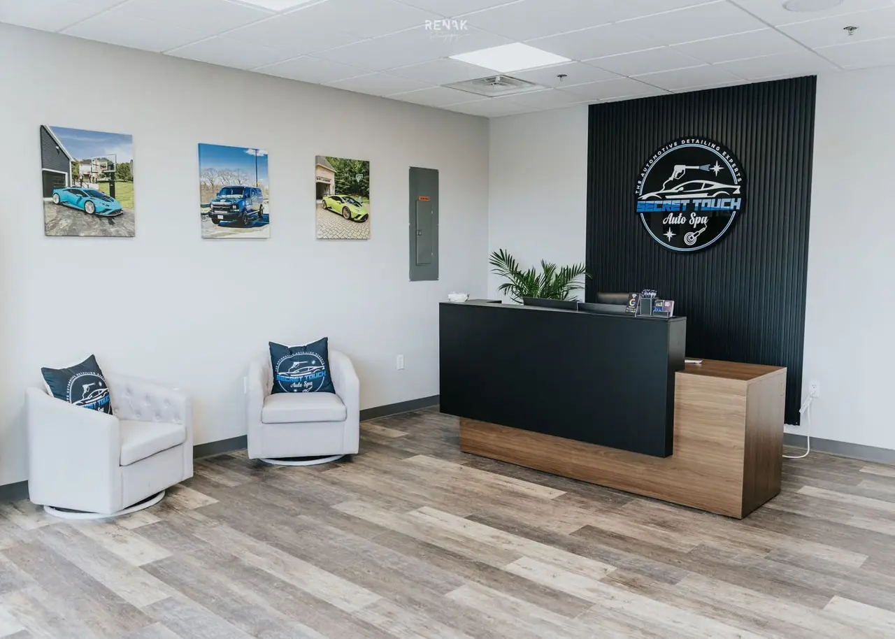 Secret Touch Auto Spa reception and lobby area