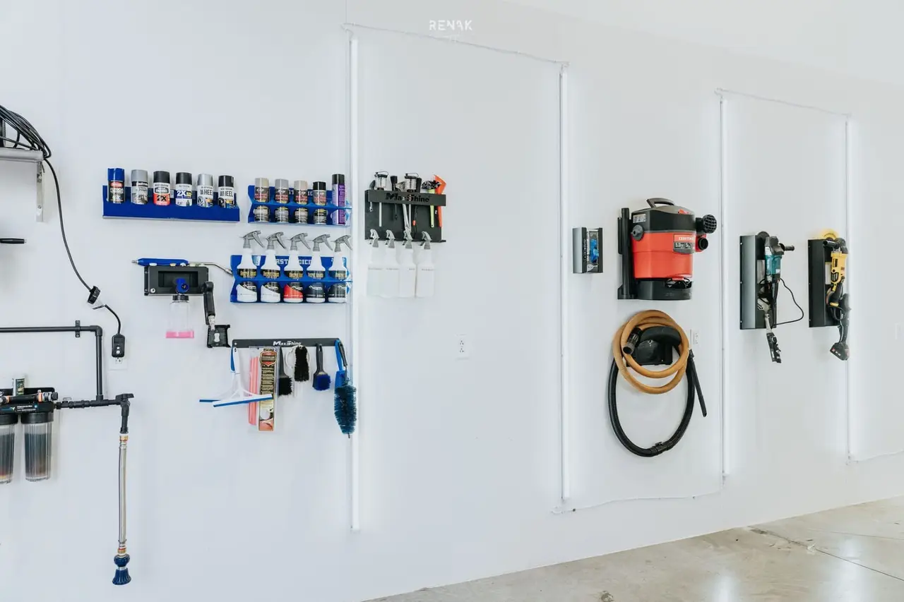 Professional detailing equipment and tools at Secret Touch